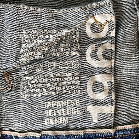 Gap Japanese Salvedge Denim Western Jacket NWT - Picture 12 of 13